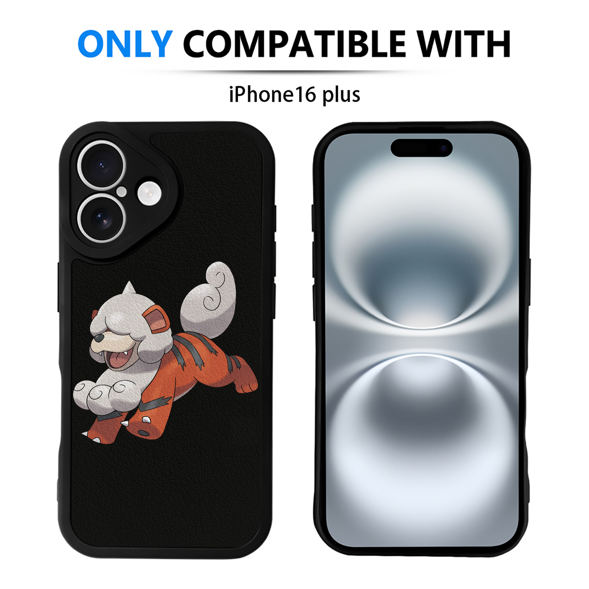 （画像用） ポケットモンスター Pokémon 【iPhone 16シリーズ対応】シリコンスマホケース（レザー調） 材質：シリコン